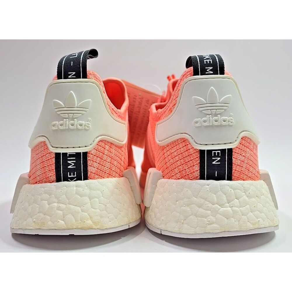 BRAND NEW ADIDAS NMD R1 WOMENS SUN GLOW CORAL ORANGE SIZE 10.5 PINK BY3034 - Picture 5 of 11